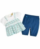 【モイモルン/moimoln / KIDS】の【セットアップ】ピコフリルトップス パンツ 大人の最旬トレンドファッション＆コーディネート founy(ファウニー) ファッション Fashion キッズファッション Fashion for Kids トップス・カットソー Cut & Sew Tops ボトムス Bottoms セットアップ Matching Sets キッズトップス Tops シンプル Simple, Minimal セットアップ Set-Up, Coordinated Outfit ベスト Vest, Waistcoat 人気 Popular, Best Seller thumbnail アクアブルー|ID: prp329100004982797 ipo3291000000037328353