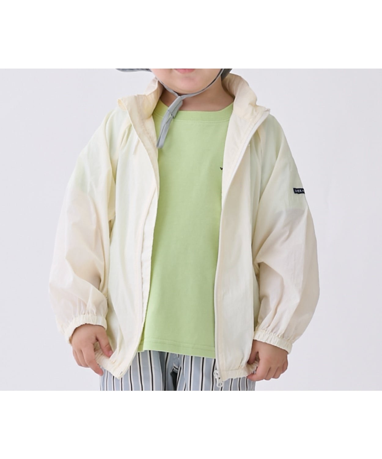 【ナルミヤ オンライン/NARUMIYA ONELINE / KIDS】の【ポケッタブル】ワッシャーウィンブレ インテリア・キッズ・メンズ・レディースファッション・服の通販 founy(ファウニー) 　ファッション　Fashion　キッズファッション　Fashion for Kids　コンパクト　Compact, Small Size　ポケット　Pocket, Pocket Detail　メッシュ　Mesh, Net Fabric　アイボリー|ID: prp329100004982800 ipo3291000000037328362