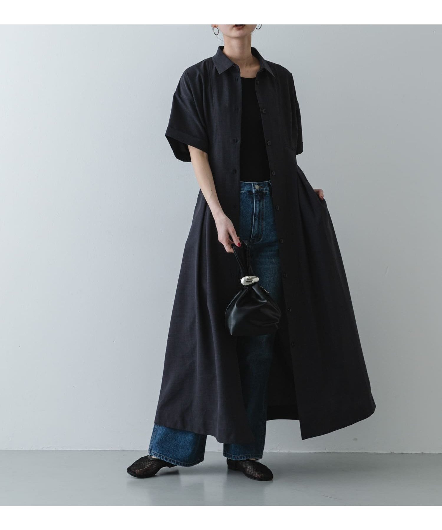 【センスオブプレイス/SENSE OF PLACE by URBAN RESEARCH】の『UR TECH DRYLUXE』リネンライクワンピース 大人の最旬トレンドファッション＆コーディネート founy(ファウニー) 　ファッション　Fashion　レディースファッション　Fashion for Women　ワンピース　Dresses　吸水　Absorbent, Quick-Dry　シンプル　Simple, Minimal　スマート　Smart, Elegant　S/S・春夏　SS, Spring/Summer, Warm Season　夏　Summer　エレガント 上品　Elegant　2026年　2026　2026春夏・S/S　Spring/Summer 2026 SS26　 other-1|ID: prp329100004982856 ipo3291000000037328741