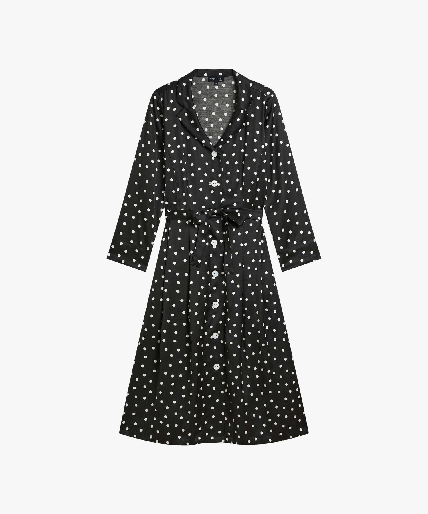 【アニエスベー ファム/agnes b. FEMME】のドット 長袖 ワンピース Elisa 大人の最旬トレンドファッション＆コーディネート founy(ファウニー) 　ファッション　Fashion　レディースファッション　Fashion for Women　ワンピース　Dresses　ドット　Polka Dot, Dot Pattern　プリント　Print, Printed Pattern　長袖　Long Sleeve, Full Sleeve　 other-1|ID: prp329100004982858 ipo3291000000037328748