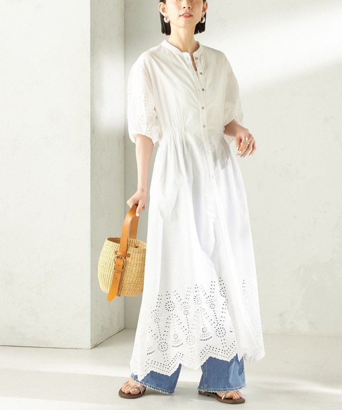 【シップス/SHIPS】の【SHIPS別注】Fanaka 手洗い可能 シフリー ウエスト ギャザー ワンピース インテリア・キッズ・メンズ・レディースファッション・服の通販 founy(ファウニー) https://founy.com/ ファッション Fashion レディースファッション Fashion for Women ワンピース Dresses アイレット Eyelet Lace ギャザー Gathered, Ruffled サンダル Sandals, Summer Shoes スカラップ Scallop, Scalloped Edge スニーカー Sneakers, Trainers スリーブ Sleeve, Long Sleeve / Short Sleeve タンク Tank Top, Sleeveless Top デニム Denim, Jeans Material フェミニン Feminine, Girly フラット Flat, Flat Shoes ポケット Pocket, Pocket Detail 別注 Limited Edition, Custom Order エレガント 上品 Elegant 2026年 2026 2026春夏・S/S Spring/Summer 2026 SS26 |ID: prp329100004982860 ipo3291000000037328752