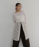 【ヘラム/hellam】の刺繍レースチュニックキャミワンピ 大人の最旬トレンドファッション＆コーディネート founy(ファウニー) ファッション Fashion レディースファッション Fashion for Women ワンピース Dresses キャミソールワンピース Camisole Dresses チュニック Tunic Tops & Dresses キャミワンピース Cami Dress, Slip Dress thumbnail アイボリー|ID: prp329100004982872 ipo3291000000037328790