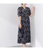 【プロポーション ボディドレッシング/PROPORTION BODY DRESSING】の花柄プリーツワンピース 26SS 大人の最旬トレンドファッション＆コーディネート founy(ファウニー) ファッション Fashion レディースファッション Fashion for Women ワンピース Dresses 2026年 2026 2026春夏・S/S Spring/Summer 2026 SS26 ギャザー Gathered, Ruffled シャーリング Shirring, Ruched スタイリッシュ Stylish, Fashionable プリーツ Pleats, Pleated thumbnail ブラック|ID: prp329100004982877 ipo3291000000037328807