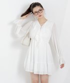 【プロポーション ボディドレッシング/PROPORTION BODY DRESSING】の《EDIT COLOGNE》ラッフルミニワンピース 26SS 大人の最旬トレンドファッション＆コーディネート founy(ファウニー) ファッション Fashion レディースファッション Fashion for Women ワンピース Dresses 2026年 2026 2026春夏・S/S Spring/Summer 2026 SS26 カーディガン Cardigan, Knitwear ジャケット Jacket, Outerwear フェミニン Feminine, Girly ラッフル Ruffle, Frill thumbnail エクリュ1|ID: prp329100004982878 ipo3291000000037328810