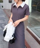 【ラナン/Ranan】のRanan/ダブルカラーリブワンピース CHK|ID: prp329100004982884 ipo3291000000037328838