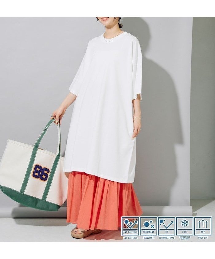 【フリークスストア/FREAK'S STORE】の限定展開 接触冷感・吸水速乾・UVカット・抗菌・防臭 STORATECH(ストラテック) ビッグ Tシャツ 半袖 ミニワンピース インテリア・キッズ・メンズ・レディースファッション・服の通販 founy(ファウニー) https://founy.com/ ファッション Fashion レディースファッション Fashion for Women ワンピース Dresses 吸水 Absorbent, Quick-Dry 抗菌 Antibacterial, Bacteria-Resistant バランス Balance, Style Balance ビッグ Big, Oversized 半袖 Short Sleeve, Half Sleeve リラックス Relax, Relaxed Fit S/S・春夏 SS, Spring/Summer, Warm Season 夏 Summer 2026年 2026 2026春夏・S/S Spring/Summer 2026 SS26 |ID: prp329100004982886 ipo3291000000037328845