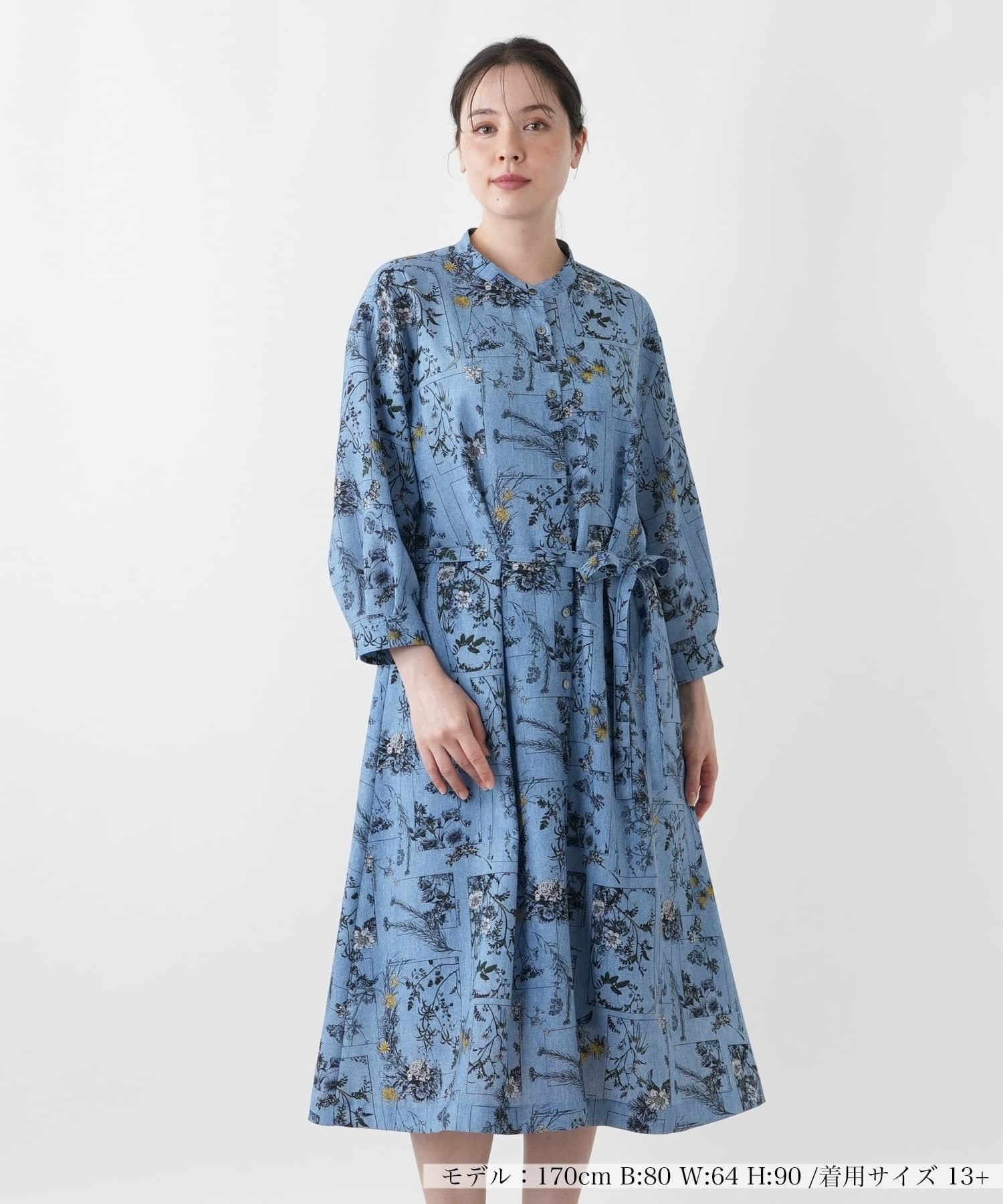 【レリアンプラスハウス/Leilian PLUS HOUSE】のワンピース 大人の最旬トレンドファッション＆コーディネート founy(ファウニー) 　ファッション　Fashion　レディースファッション　Fashion for Women　ワンピース　Dresses　アンダー　Underwear Essentials　ウォッシャブル　Machine Washable　スタンド　Stand Collar, Upright Stand　ポケット　Pocket, Pocket Detail　秋　Autumn　 other-1|ID: prp329100004982890 ipo3291000000037328876
