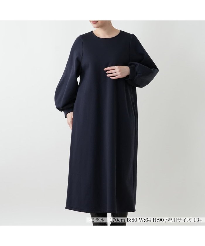 【レリアンプラスハウス/Leilian PLUS HOUSE】のワンピース【NEMIKA】 インテリア・キッズ・メンズ・レディースファッション・服の通販 founy(ファウニー) https://founy.com/ ファッション Fashion レディースファッション Fashion for Women ワンピース Dresses アクセサリー Fashion Accessories アクリル Acrylic Material ストレッチ Stretch, Stretchy Fabric ポケット Pocket, Pocket Detail 無地 Plain, Solid Color 秋 Autumn |ID: prp329100004982891 ipo3291000000037328878
