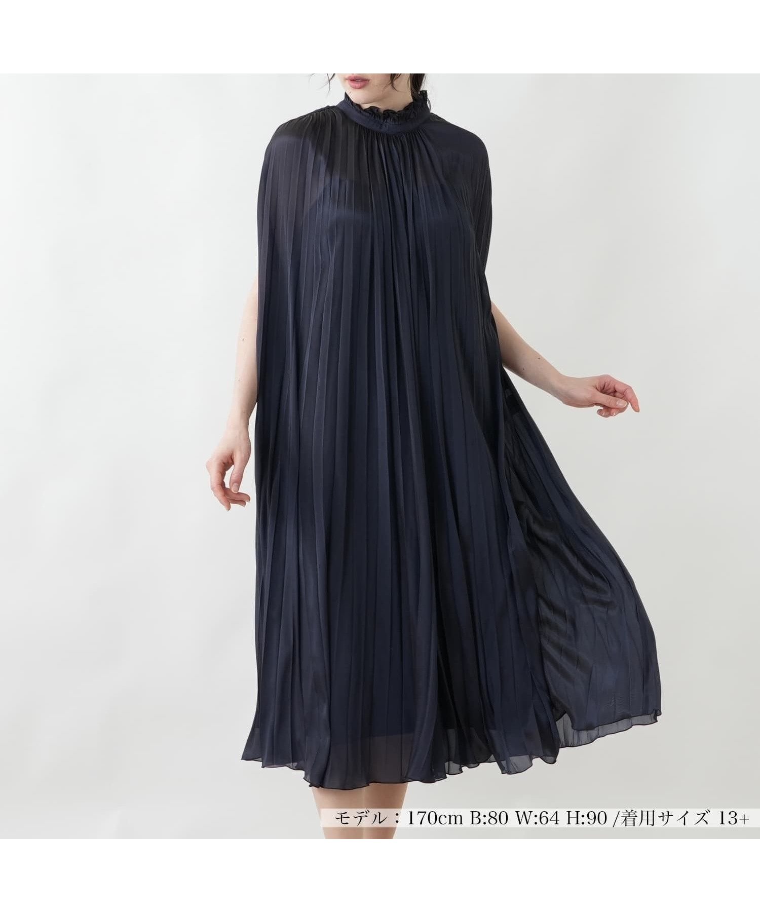 【レリアンプラスハウス/Leilian PLUS HOUSE】のワンピース【BOURGE】 大人の最旬トレンドファッション＆コーディネート founy(ファウニー) 　ファッション　Fashion　レディースファッション　Fashion for Women　ワンピース　Dresses　アクセサリー　Fashion Accessories　アンダー　Underwear Essentials　インナー　Innerwear　ウォッシャブル　Machine Washable　エレガント 上品　Elegant　カーディガン　Cardigan, Knitwear　ジャケット　Jacket, Outerwear　ドレス　Dress, One-Piece　ノースリーブ　Sleeveless, No-Sleeve　プリーツ　Pleats, Pleated　ポケット　Pocket, Pocket Detail　春　Spring　 other-1|ID: prp329100004982896 ipo3291000000037328891