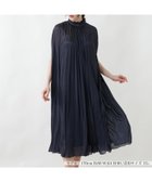 【レリアンプラスハウス/Leilian PLUS HOUSE】のワンピース【BOURGE】 大人の最旬トレンドファッション＆コーディネート founy(ファウニー) ファッション Fashion レディースファッション Fashion for Women ワンピース Dresses アクセサリー Fashion Accessories アンダー Underwear Essentials インナー Innerwear ウォッシャブル Machine Washable エレガント 上品 Elegant カーディガン Cardigan, Knitwear ジャケット Jacket, Outerwear ドレス Dress, One-Piece ノースリーブ Sleeveless, No-Sleeve プリーツ Pleats, Pleated ポケット Pocket, Pocket Detail 春 Spring thumbnail ネイビー|ID: prp329100004982896 ipo3291000000037328892