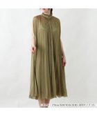 【レリアンプラスハウス/Leilian PLUS HOUSE】のワンピース【BOURGE】 大人の最旬トレンドファッション＆コーディネート founy(ファウニー) ファッション Fashion レディースファッション Fashion for Women ワンピース Dresses アクセサリー Fashion Accessories アンダー Underwear Essentials インナー Innerwear ウォッシャブル Machine Washable エレガント 上品 Elegant カーディガン Cardigan, Knitwear ジャケット Jacket, Outerwear ドレス Dress, One-Piece ノースリーブ Sleeveless, No-Sleeve プリーツ Pleats, Pleated ポケット Pocket, Pocket Detail 春 Spring thumbnail ピーコックグリーン|ID: prp329100004982896 ipo3291000000037328893