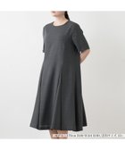 【レリアンプラスハウス/Leilian PLUS HOUSE】のワンピース【BOURGE】 大人の最旬トレンドファッション＆コーディネート founy(ファウニー) ファッション Fashion レディースファッション Fashion for Women ワンピース Dresses アクセサリー Fashion Accessories スリーブ Sleeve, Long Sleeve / Short Sleeve ポケット Pocket, Pocket Detail 半袖 Short Sleeve, Half Sleeve 無地 Plain, Solid Color リラックス Relax, Relaxed Fit 夏 Summer thumbnail グレー|ID: prp329100004982897 ipo3291000000037328896