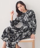 【インデックス/INDEX】のフラワーハイネックタックワンピース【洗濯機OK/イージーアイロン/防シワ】 大人の最旬トレンドファッション＆コーディネート founy(ファウニー) ファッション Fashion レディースファッション Fashion for Women ワンピース Dresses シャーリング Shirring, Ruched シンプル Simple, Minimal スマート Smart, Elegant スリーブ Sleeve, Long Sleeve / Short Sleeve ハイネック High Neck, Mock Neck フィット Fit, Slim Fit フラワー Flower, Floral プリント Print, Printed Pattern ポケット Pocket, Pocket Detail ロング Long, Long-Length エレガント 上品 Elegant thumbnail ネイビー|ID: prp329100004982907 ipo3291000000037328937