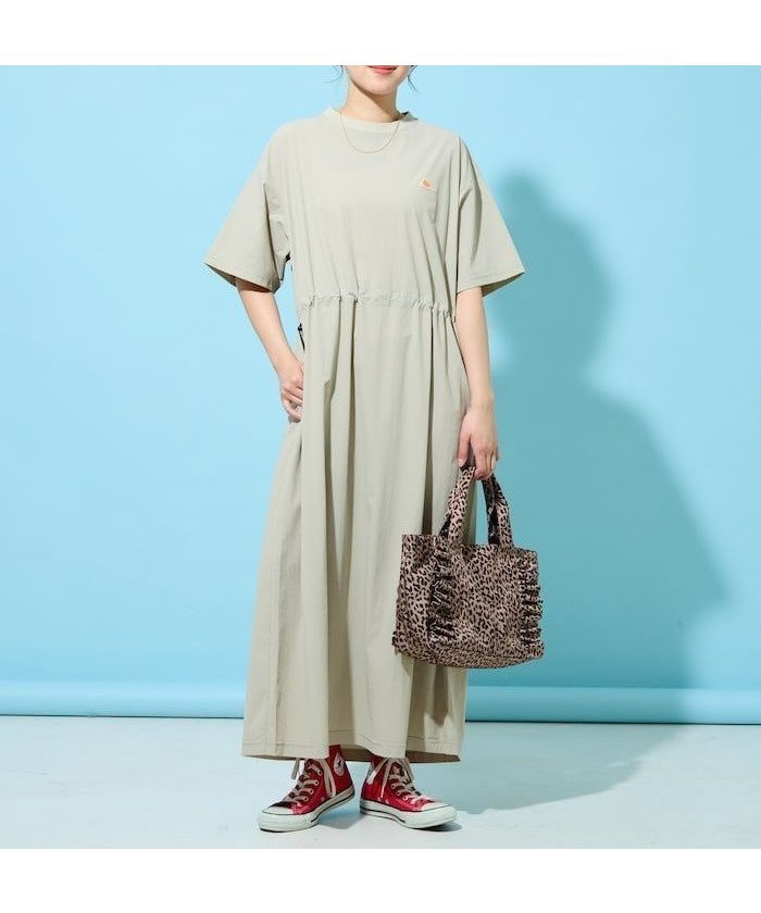 【フリークスストア/FREAK'S STORE】の別注 4wayストレッチウエストドローコードワンピース(吸水速乾)【限定展開】 インテリア・キッズ・メンズ・レディースファッション・服の通販 founy(ファウニー) 　ファッション　Fashion　レディースファッション　Fashion for Women　ワンピース　Dresses　2026年　2026　2026春夏・S/S　Spring/Summer 2026 SS26　アウトドア　Outdoor Clothing　ストレッチ　Stretch, Stretchy Fabric　スペシャル　Special, Limited Edition　ポケット　Pocket, Pocket Detail　別注　Limited Edition, Custom Order　吸水　Absorbent, Quick-Dry　夏　Summer　S/S・春夏　SS, Spring/Summer, Warm Season　ライトグレー|ID: prp329100004982908 ipo3291000000037328939