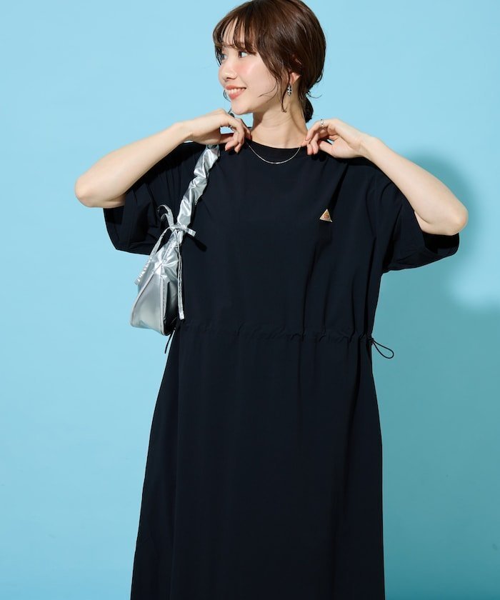 【フリークスストア/FREAK'S STORE】の別注 4wayストレッチウエストドローコードワンピース(吸水速乾)【限定展開】 インテリア・キッズ・メンズ・レディースファッション・服の通販 founy(ファウニー) 　ファッション　Fashion　レディースファッション　Fashion for Women　ワンピース　Dresses　2026年　2026　2026春夏・S/S　Spring/Summer 2026 SS26　アウトドア　Outdoor Clothing　ストレッチ　Stretch, Stretchy Fabric　スペシャル　Special, Limited Edition　ポケット　Pocket, Pocket Detail　別注　Limited Edition, Custom Order　吸水　Absorbent, Quick-Dry　夏　Summer　S/S・春夏　SS, Spring/Summer, Warm Season　ブラック|ID: prp329100004982908 ipo3291000000037328940