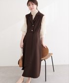 【ナチュラルクチュール/natural couture】の金釦テーラーワンピース ブラウン|ID: prp329100004982915 ipo3291000000037328989
