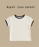 【イエナアンファン/IENA ENFANT / KIDS】の【 PAL/アンドパル】別注リンガーTシャツ kids 大人の最旬トレンドファッション＆コーディネート founy(ファウニー) ファッション Fashion キッズファッション Fashion for Kids 今季 This Season, Current Season サロペット Overalls, Salopette シルク Silk, 100% Silk スマート Smart, Elegant とろみ Fluid, Flowy Fabric 別注 Limited Edition, Custom Order 半袖 Short Sleeve, Half Sleeve モノトーン Monotone, Black and White レース Lace, Lace Fabric thumbnail ホワイト|ID: prp329100004982937 ipo3291000000037329100