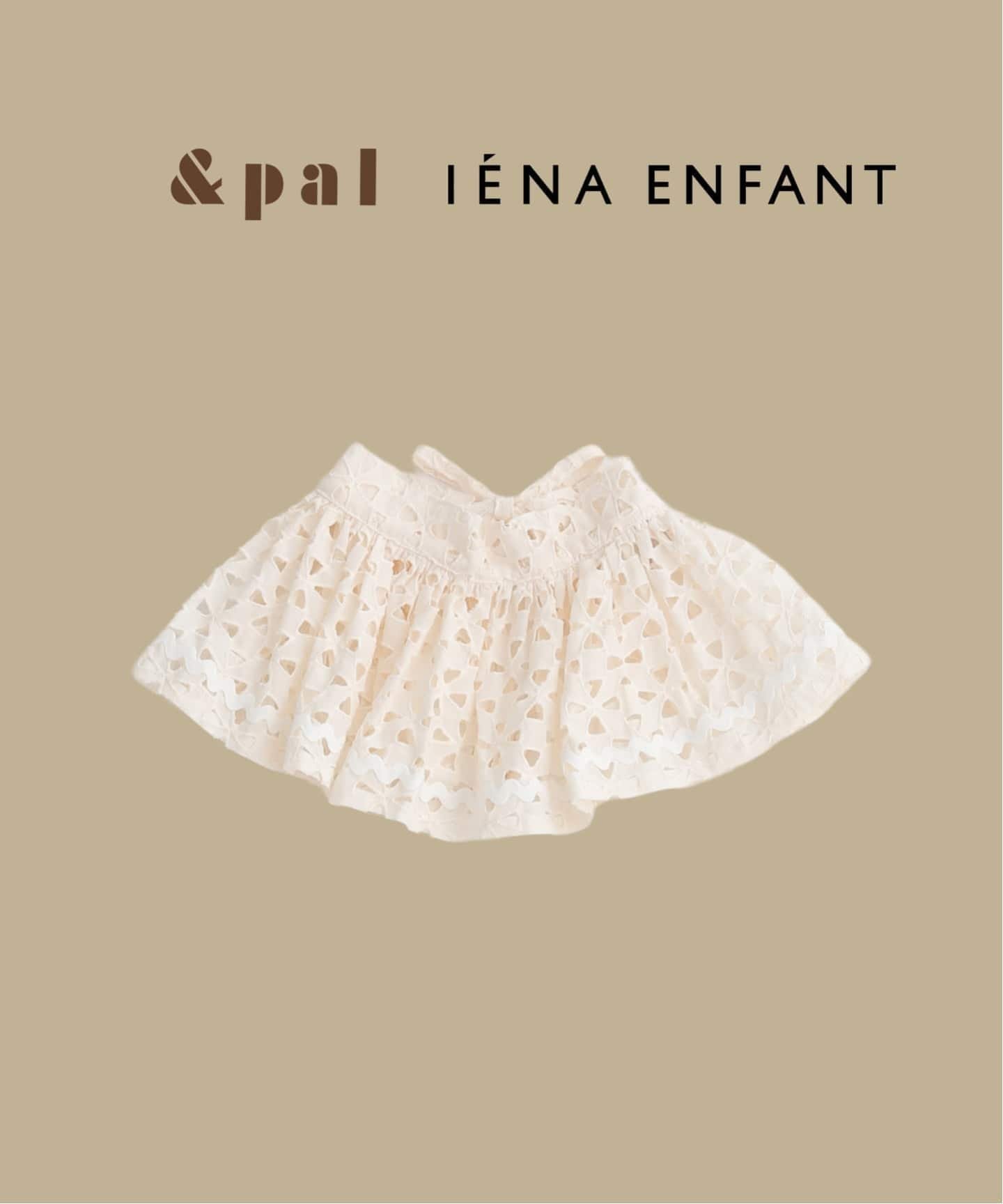 【イエナアンファン/IENA ENFANT / KIDS】の【 PAL/アンドパル】別注レースエプロン kids インテリア・キッズ・メンズ・レディースファッション・服の通販 founy(ファウニー) 　ファッション　Fashion　キッズファッション　Fashion for Kids　スマート　Smart, Elegant　レース　Lace, Lace Fabric　別注　Limited Edition, Custom Order　ホワイト|ID: prp329100004982940 ipo3291000000037329110