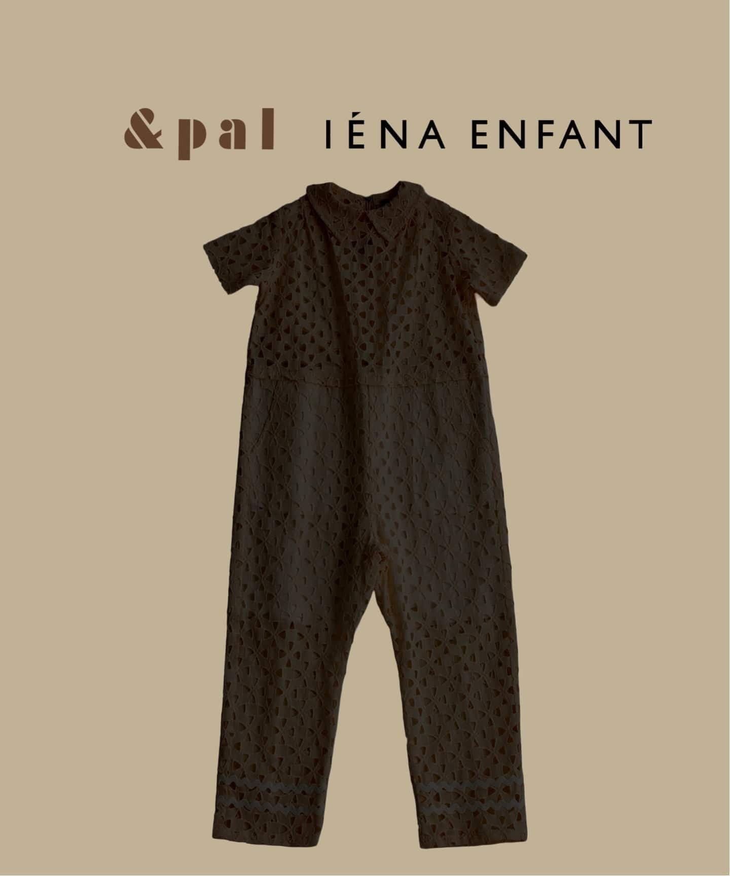 【イエナアンファン/IENA ENFANT / KIDS】の【 PAL/アンドパル】別注レースオールインワン kids インテリア・キッズ・メンズ・レディースファッション・服の通販 founy(ファウニー) 　ファッション　Fashion　キッズファッション　Fashion for Kids　スマート　Smart, Elegant　レース　Lace, Lace Fabric　別注　Limited Edition, Custom Order　ブラック|ID: prp329100004982944 ipo3291000000037329125