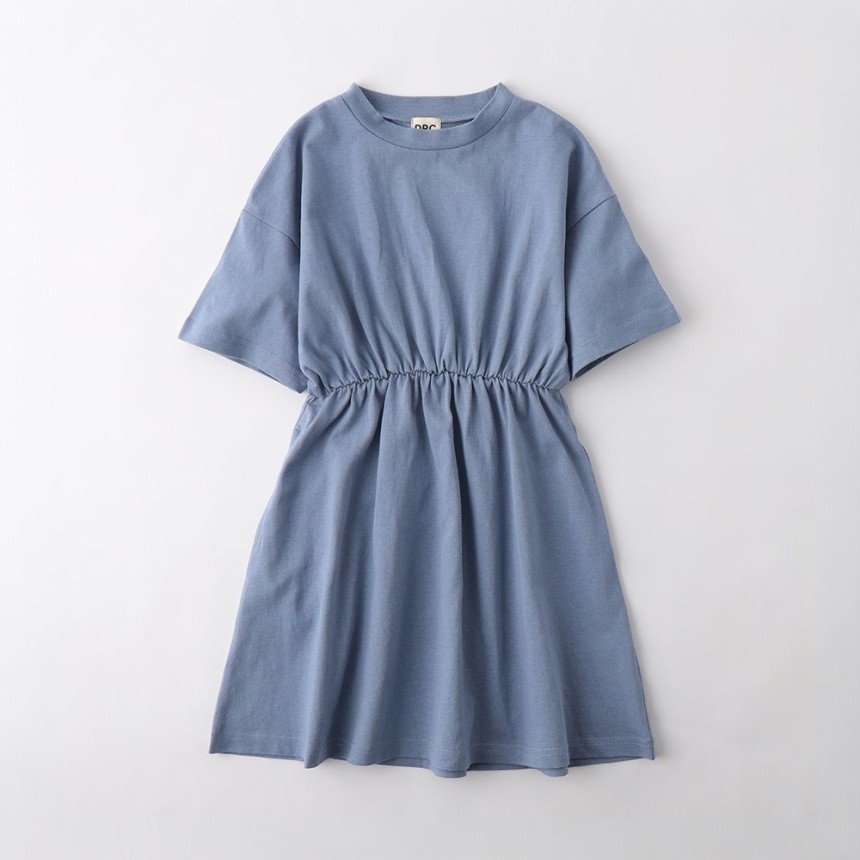 【ブランシェス/branshes / KIDS】の【WEB限定/DRC】BACKロゴ切替半袖ワンピース インテリア・キッズ・メンズ・レディースファッション・服の通販 founy(ファウニー) 　ファッション　Fashion　キッズファッション　Fashion for Kids　ワンピース　Dresses　コレクション　Collection, Seasonal Line　切替　Switching, Contrast Panel　吸水　Absorbent, Quick-Dry　プリント　Print, Printed Pattern　ボーイズ　Boyish, Boy Style　ポケット　Pocket, Pocket Detail　半袖　Short Sleeve, Half Sleeve　プチプライス・低価格　Affordable / Budget Price　おすすめ　Recommended / Our Picks　ブルーグレー|ID: prp329100004982949 ipo3291000000037329187