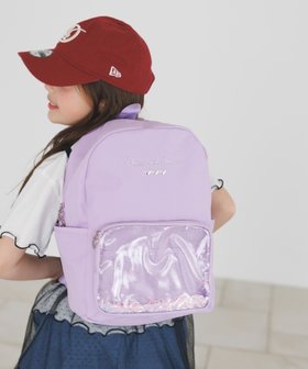 【ベイフロー/BAYFLOW / KIDS】の推し活にも! キラキラスパンコールリュック M(約10L)・L(約15L) (KIDS) 大人の最旬トレンドファッション＆コーディネート founy(ファウニー) ファッション Fashion キッズファッション Fashion for Kids おすすめ Recommended / Our Picks スパンコール Sequins, Sequin Embellishment チャーム Charm, Pendant ポケット Pocket, Pocket Detail メッシュ Mesh, Net Fabric ラベンダー Lavender リュック Backpack, Rucksack 人気 Popular, Best Seller 夏 Summer 無地 Plain, Solid Color |ID:prp329100004982954