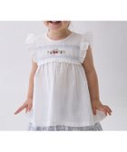 【ナルミヤ オンライン/NARUMIYA ONELINE / KIDS】の【リンク】いちご刺しゅうシャーリングチュニック 大人の最旬トレンドファッション＆コーディネート founy(ファウニー) ファッション Fashion キッズファッション Fashion for Kids おすすめ Recommended / Our Picks シャーリング Shirring, Ruched チュニック Tunic, Long Top フィット Fit, Slim Fit ベビー Baby, Babywear ポケット Pocket, Pocket Detail リボン Ribbon, Bow ロンパース Romper, Jumpsuit thumbnail オフ ホワイト|ID: prp329100004982963 ipo3291000000037329281