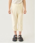【ナルミヤ オンライン/NARUMIYA ONELINE / KIDS】の【ともパン】【防汚・UV・接触冷感】裾ラウンドフリル7分丈カプリパンツ 大人の最旬トレンドファッション＆コーディネート founy(ファウニー) ファッション Fashion キッズファッション Fashion for Kids ボトムス Bottoms ガーリー Girly, Feminine Style チュニック Tunic, Long Top フリル Frill, Ruffle ベーシック Basic, Essential ポケット Pocket, Pocket Detail ラウンド Round, Round Neck リボン Ribbon, Bow thumbnail クリーム|ID: prp329100004982973 ipo3291000000037329351