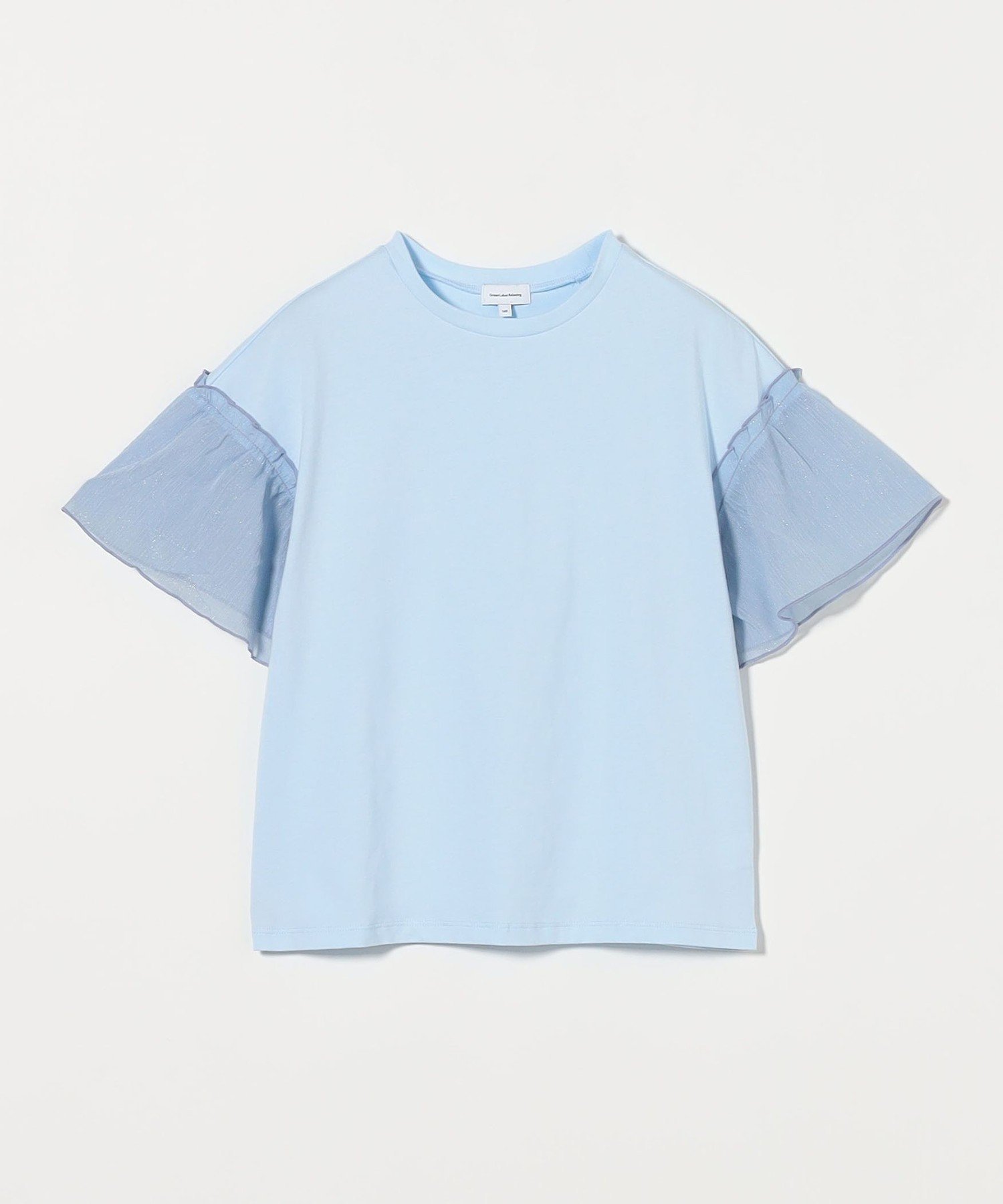 【ユナイテッドアローズ/UNITED ARROWS / KIDS】の楊柳スリーブ Tシャツ / キッズ 140cm-160cm インテリア・キッズ・メンズ・レディースファッション・服の通販 founy(ファウニー) 　ファッション　Fashion　キッズファッション　Fashion for Kids　スリーブ　Sleeve, Long Sleeve / Short Sleeve　無地　Plain, Solid Color　アウトレット　Outlet / Clearance　LT.BLUE|ID: prp329100004982974 ipo3291000000037329355