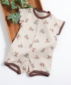 【エフオー オンラインストア/F.O.Online Store / KIDS】のバラエティ総柄ワッフルロンパス 大人の最旬トレンドファッション＆コーディネート founy(ファウニー) ファッション Fashion キッズファッション Fashion for Kids おすすめ Recommended / Our Picks ギフト プレゼント Gift / Present ベビー Baby, Babywear ロンパース Romper, Jumpsuit ワッフル Waffle, Waffle Knit 夏 Summer thumbnail ベージュ|ID: prp329100004982976 ipo3291000000037329374