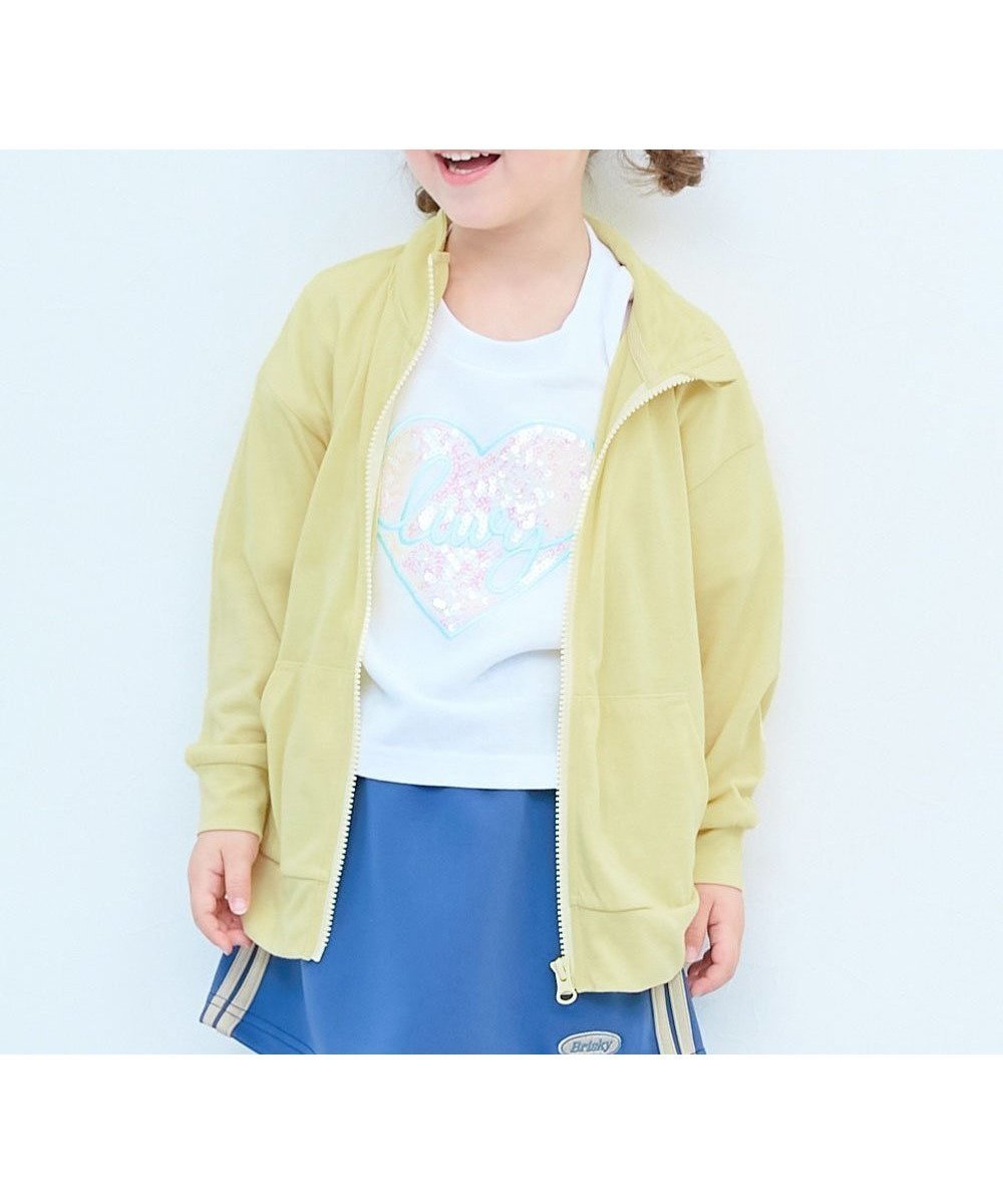 【デビロック/devirock / KIDS】のUVカット 首が日焼けしにくい スタンドジップカーディガン 子供服 キッズ 26SS インテリア・キッズ・メンズ・レディースファッション・服の通販 founy(ファウニー) 　ファッション　Fashion　キッズファッション　Fashion for Kids　カットソー　Cut and Sewn Top　カラフル　Colorful Design　スタンド　Stand Collar, Upright Stand　おすすめ　Recommended / Our Picks　夏　Summer　2026年　2026　2026春夏・S/S　Spring/Summer 2026 SS26　007-Sイエロー|ID: prp329100004982985 ipo3291000000037329450