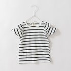 【ブランシェス/branshes / KIDS】の【DRC/WEB限定】肩あきフリル半袖Tシャツ 大人の最旬トレンドファッション＆コーディネート founy(ファウニー) ファッション Fashion キッズファッション Fashion for Kids 吸水 Absorbent, Quick-Dry フリル Frill, Ruffle ボーイズ Boyish, Boy Style 半袖 Short Sleeve, Half Sleeve プチプライス・低価格 Affordable / Budget Price おすすめ Recommended / Our Picks thumbnail 92:ホワイト_ボーダー|ID: prp329100004982986 ipo3291000000037329454