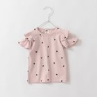 【ブランシェス/branshes / KIDS】の【DRC/WEB限定】肩あきフリル半袖Tシャツ 大人の最旬トレンドファッション＆コーディネート founy(ファウニー) ファッション Fashion キッズファッション Fashion for Kids 吸水 Absorbent, Quick-Dry フリル Frill, Ruffle ボーイズ Boyish, Boy Style 半袖 Short Sleeve, Half Sleeve プチプライス・低価格 Affordable / Budget Price おすすめ Recommended / Our Picks thumbnail 93:ピンク_ハート柄|ID: prp329100004982986 ipo3291000000037329458