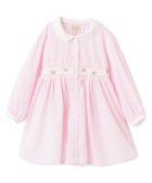 【ナルミヤ オンライン/NARUMIYA ONELINE / KIDS】の【リンク】シャツワンピース 大人の最旬トレンドファッション＆コーディネート founy(ファウニー) ファッション Fashion キッズファッション Fashion for Kids ワンピース Dresses ストライプ Stripe, Striped Pattern チェック Check, Plaid, Tartan パターン Pattern, Design Print ポケット Pocket, Pocket Detail エレガント 上品 Elegant 長袖 Long Sleeve, Full Sleeve thumbnail ライト ピンク|ID: prp329100004982987 ipo3291000000037329461
