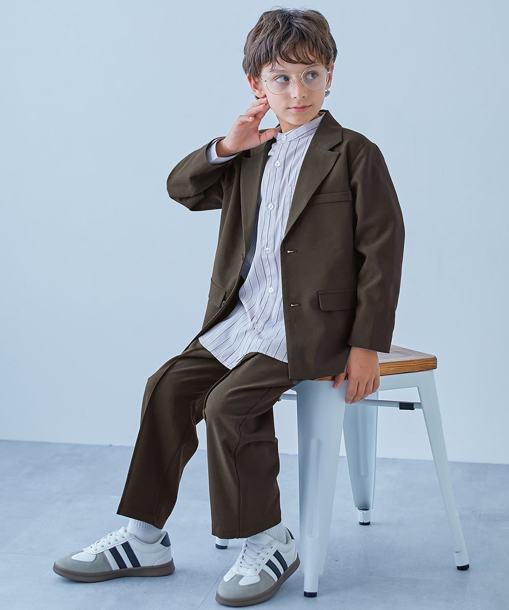 【デビロック/devirock / KIDS】のフォーマル テーラード セットアップ 子供服 キッズ 男の子 フォーマルスーツ 26SS インテリア・キッズ・メンズ・レディースファッション・服の通販 founy(ファウニー) 　ファッション　Fashion　キッズファッション　Fashion for Kids　春　Spring　ストレート　Straight, Straight Cut　セットアップ　Set-Up, Coordinated Outfit　テーラード　Tailored, Tailored Fit　フォーマル　Formal, Dressy　ベスト　Vest, Waistcoat　ワイド　Wide, Wide Fit　おすすめ　Recommended / Our Picks　入学式　Entrance Ceremony　卒業式　Graduation Ceremony　結婚式　Wedding　2026年　2026　2026春夏・S/S　Spring/Summer 2026 SS26　007-Sブラウン|ID: prp329100004982989 ipo3291000000037329488