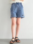 【コカ/coca / KIDS】のキッズ ハート刺繍ショートパンツ 大人の最旬トレンドファッション＆コーディネート founy(ファウニー) ファッション Fashion キッズファッション Fashion for Kids ボトムス Bottoms 春 Spring ガーリー Girly, Feminine Style ショート Short, Short Length シンプル Simple, Minimal デニム Denim, Jeans Material ハーフ Half, Half-Length ポケット Pocket, Pocket Detail 無地 Plain, Solid Color ワンポイント One Point, Statement Accent S/S・春夏 SS, Spring/Summer, Warm Season 夏 Summer thumbnail Lt.blue|ID: prp329100004982992 ipo3291000000037329509