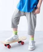 【デビロック/devirock / KIDS】のひざが隠れる 7分丈 デザインサルエルパンツ 子供服 キッズ ベビー服 男の子 26SS 大人の最旬トレンドファッション＆コーディネート founy(ファウニー) ファッション Fashion キッズファッション Fashion for Kids ボトムス Bottoms ストレッチ Stretch, Stretchy Fabric プリント Print, Printed Pattern 2026年 2026 2026春夏・S/S Spring/Summer 2026 SS26 thumbnail 007-ヒッコリー-ネイビー|ID: prp329100004982995 ipo3291000000037329522