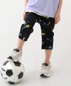 【デビロック/devirock / KIDS】のひざが隠れる 7分丈 デザインサルエルパンツ 子供服 キッズ ベビー服 男の子 26SS 大人の最旬トレンドファッション＆コーディネート founy(ファウニー) ファッション Fashion キッズファッション Fashion for Kids ボトムス Bottoms ストレッチ Stretch, Stretchy Fabric プリント Print, Printed Pattern 2026年 2026 2026春夏・S/S Spring/Summer 2026 SS26 thumbnail 005-ペンキ-ブラック|ID: prp329100004982995 ipo3291000000037329524