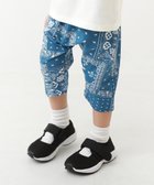 【デビロック/devirock / KIDS】のひざが隠れる 7分丈 デザインサルエルパンツ 子供服 キッズ ベビー服 男の子 26SS 大人の最旬トレンドファッション＆コーディネート founy(ファウニー) ファッション Fashion キッズファッション Fashion for Kids ボトムス Bottoms ストレッチ Stretch, Stretchy Fabric プリント Print, Printed Pattern 2026年 2026 2026春夏・S/S Spring/Summer 2026 SS26 thumbnail 003-バンダナ-ブルーグレー|ID: prp329100004982995 ipo3291000000037329530