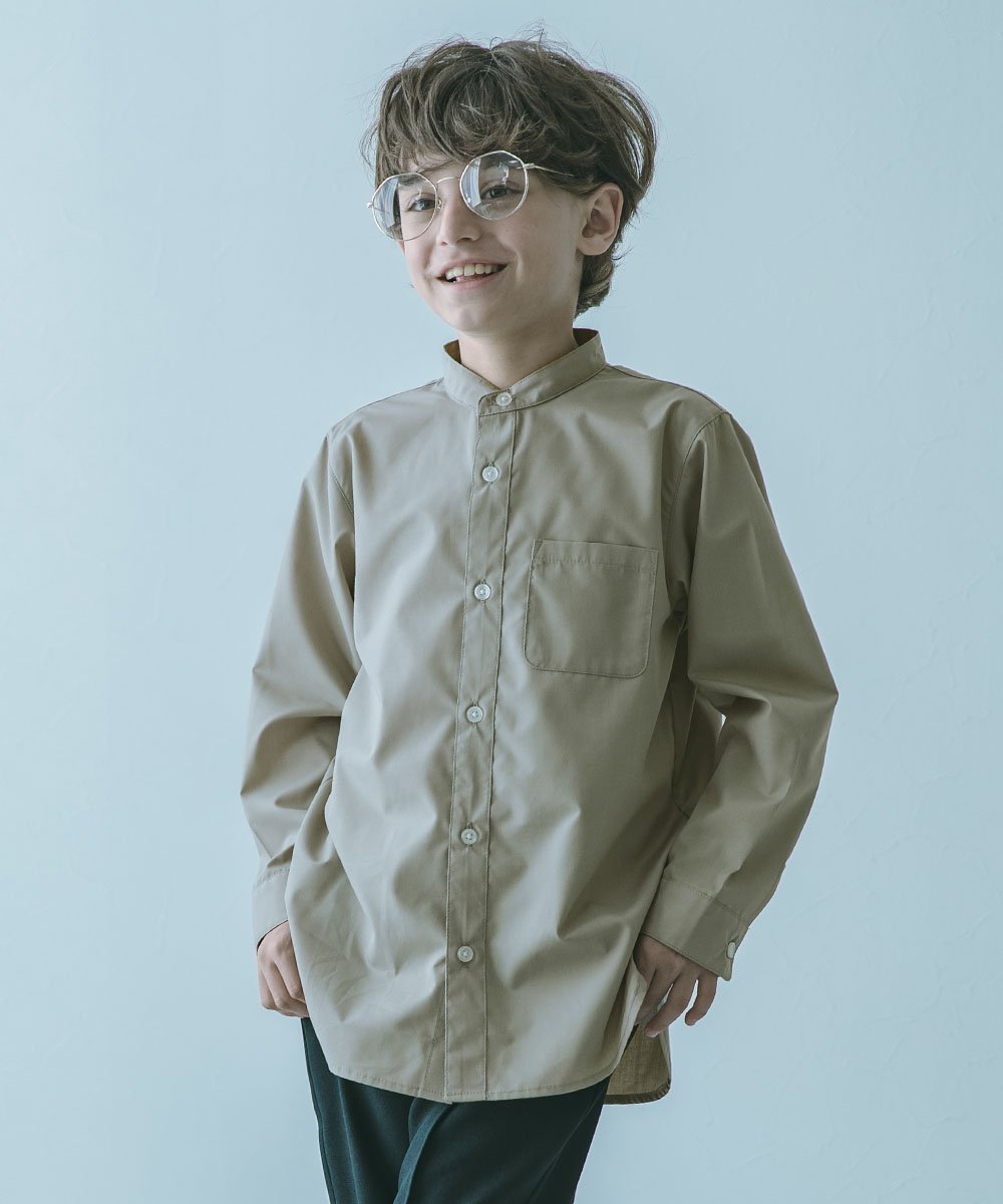 【デビロック/devirock / KIDS】のえらべる フォーマルデザインシャツ 子供服 キッズ 男の子 女の子 シャツ 26SS インテリア・キッズ・メンズ・レディースファッション・服の通販 founy(ファウニー) 　ファッション　Fashion　キッズファッション　Fashion for Kids　春　Spring　ジャケット　Jacket, Outerwear　フォーマル　Formal, Dressy　ベスト　Vest, Waistcoat　おすすめ　Recommended / Our Picks　2026年　2026　2026春夏・S/S　Spring/Summer 2026 SS26　003-スタンド-Dグレージュ|ID: prp329100004982996 ipo3291000000037329544