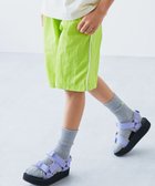 【デビロック/devirock / KIDS】の【水はじく】撥水ナイロン サイドライン ワイドパンツ(水陸両用) 子供服 26SS 大人の最旬トレンドファッション＆コーディネート founy(ファウニー) ファッション Fashion キッズファッション Fashion for Kids ボトムス Bottoms アウトドア Outdoor Clothing トレンド Trend, Trending Now ハーフ Half, Half-Length ポケット Pocket, Pocket Detail メッシュ Mesh, Net Fabric 水着 Swimsuit, Swimwear ワイド Wide, Wide Fit おすすめ Recommended / Our Picks 2026年 2026 2026春夏・S/S Spring/Summer 2026 SS26 thumbnail Lイエローグリーン|ID: prp329100004982997 ipo3291000000037329548