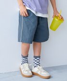 【デビロック/devirock / KIDS】の【水はじく】撥水ナイロン サイドライン ワイドパンツ(水陸両用) 子供服 26SS 大人の最旬トレンドファッション＆コーディネート founy(ファウニー) ファッション Fashion キッズファッション Fashion for Kids ボトムス Bottoms アウトドア Outdoor Clothing トレンド Trend, Trending Now ハーフ Half, Half-Length ポケット Pocket, Pocket Detail メッシュ Mesh, Net Fabric 水着 Swimsuit, Swimwear ワイド Wide, Wide Fit おすすめ Recommended / Our Picks 2026年 2026 2026春夏・S/S Spring/Summer 2026 SS26 thumbnail シャドーブルー|ID: prp329100004982997 ipo3291000000037329549
