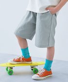 【デビロック/devirock / KIDS】の【水はじく】撥水ナイロン サイドライン ワイドパンツ(水陸両用) 子供服 26SS 大人の最旬トレンドファッション＆コーディネート founy(ファウニー) ファッション Fashion キッズファッション Fashion for Kids ボトムス Bottoms アウトドア Outdoor Clothing トレンド Trend, Trending Now ハーフ Half, Half-Length ポケット Pocket, Pocket Detail メッシュ Mesh, Net Fabric 水着 Swimsuit, Swimwear ワイド Wide, Wide Fit おすすめ Recommended / Our Picks 2026年 2026 2026春夏・S/S Spring/Summer 2026 SS26 thumbnail ストーンブルー|ID: prp329100004982997 ipo3291000000037329550