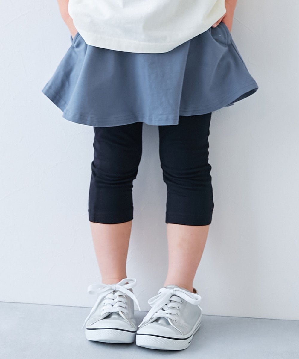 【デビロック/devirock / KIDS】の【両側ポケット付き】6分丈 カラフル 無地スカッツ 子供服 キッズ ベビー服 26SS インテリア・キッズ・メンズ・レディースファッション・服の通販 founy(ファウニー) 　ファッション　Fashion　キッズファッション　Fashion for Kids　カラフル　Colorful Design　キャップ　Cap, Baseball Cap　ストレッチ　Stretch, Stretchy Fabric　ハンカチ　Handkerchief, Hanky　フィット　Fit, Slim Fit　ベーシック　Basic, Essential　ポケット　Pocket, Pocket Detail　無地　Plain, Solid Color　レギンス　Leggings, Stretch Pants　おすすめ　Recommended / Our Picks　2026年　2026　2026春夏・S/S　Spring/Summer 2026 SS26　ブルーグレー|ID: prp329100004982999 ipo3291000000037329570