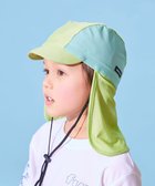 【デビロック/devirock / KIDS】のUVカット 日よけガード付き スイムキャップ(あご紐付き) 子供服 キッズ 男の子 26SS 大人の最旬トレンドファッション＆コーディネート founy(ファウニー) ファッション Fashion キッズファッション Fashion for Kids ストレッチ Stretch, Stretchy Fabric フィット Fit, Slim Fit プリント Print, Printed Pattern 水着 Swimsuit, Swimwear おすすめ Recommended / Our Picks 2026年 2026 2026春夏・S/S Spring/Summer 2026 SS26 thumbnail 006-LYグリーン-アイスミント|ID: prp329100004983000 ipo3291000000037329582