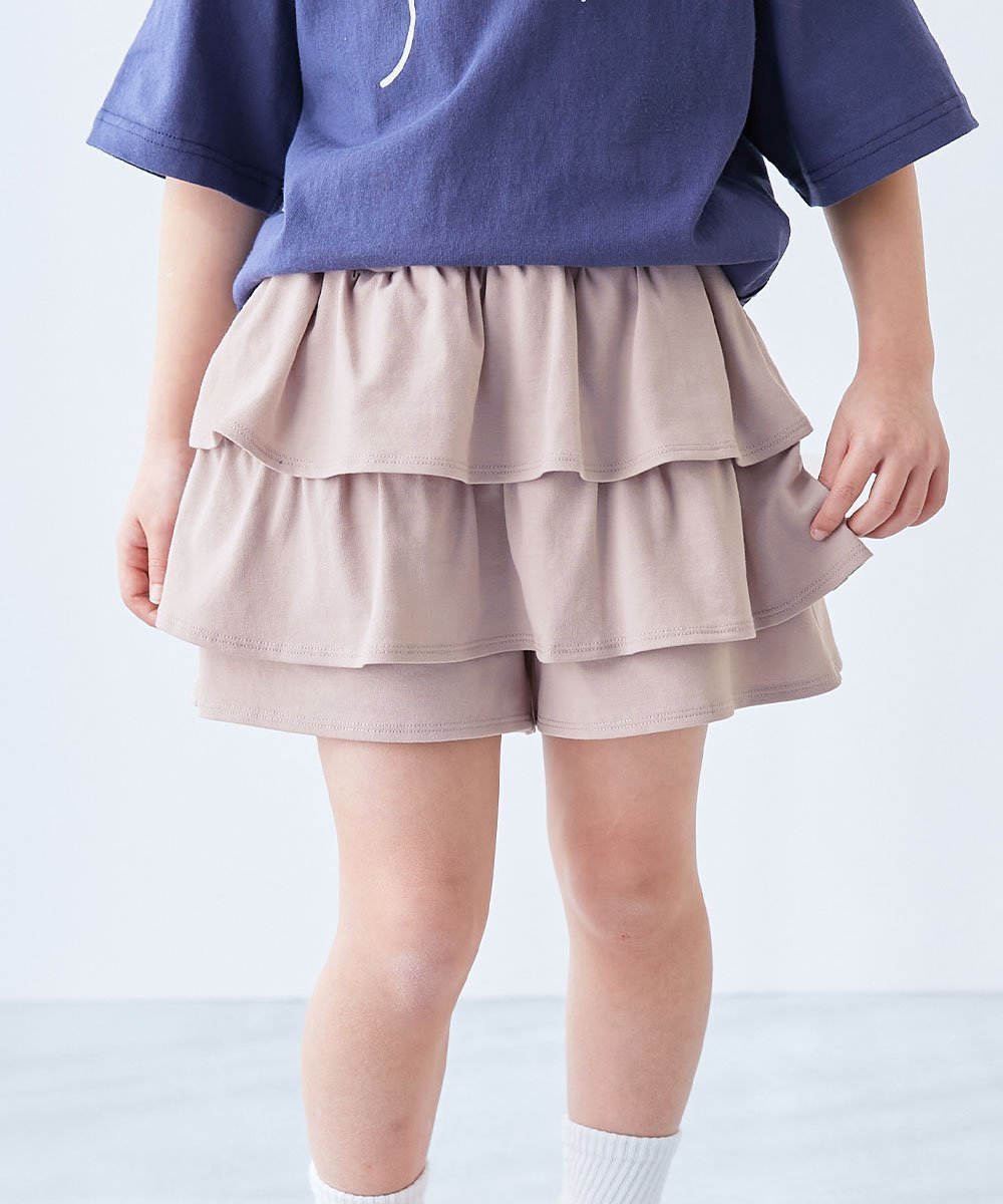 【デビロック/devirock / KIDS】の【片側ポケット付き】1分丈 ティアードスカパン 子供服 キッズ 女の子 膝上 26SS 大人の最旬トレンドファッション＆コーディネート founy(ファウニー) 　ファッション　Fashion　キッズファッション　Fashion for Kids　キャップ　Cap, Baseball Cap　ストレッチ　Stretch, Stretchy Fabric　ハンカチ　Handkerchief, Hanky　ポケット　Pocket, Pocket Detail　おすすめ　Recommended / Our Picks　2026年　2026　2026春夏・S/S　Spring/Summer 2026 SS26　 other-1|ID: prp329100004983004 ipo3291000000037329598