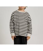 【ナルミヤ オンライン/NARUMIYA ONELINE / KIDS】の【防汚・速乾・型崩れしない】【ムテキT】変形切り替えアソートプリント総柄Tシャツ 大人の最旬トレンドファッション＆コーディネート founy(ファウニー) ファッション Fashion キッズファッション Fashion for Kids タンブラー Tumbler, Travel Mug プリント Print, Printed Pattern ボーダー Border, Stripe 定番 Standard, Basic Item thumbnail ボーダー|ID: prp329100004983005 ipo3291000000037329608