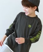 【デビロック/devirock / KIDS】の綿100% デビラボ BIGシルエット プリント袖リブ 長袖Tシャツ 子供服 キッズ 26SS 大人の最旬トレンドファッション＆コーディネート founy(ファウニー) ファッション Fashion キッズファッション Fashion for Kids キャップ Cap, Baseball Cap スニーカー Sneakers, Trainers トレンド Trend, Trending Now 長袖 Long Sleeve, Full Sleeve プリント Print, Printed Pattern おすすめ Recommended / Our Picks 2026年 2026 2026春夏・S/S Spring/Summer 2026 SS26 thumbnail 002-袖ロゴ-スミクロ|ID: prp329100004983007 ipo3291000000037329623
