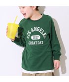 【デビロック/devirock / KIDS】の綿100% デビラボ BIGシルエット プリント袖リブ 長袖Tシャツ 子供服 キッズ 26SS 大人の最旬トレンドファッション＆コーディネート founy(ファウニー) ファッション Fashion キッズファッション Fashion for Kids キャップ Cap, Baseball Cap スニーカー Sneakers, Trainers トレンド Trend, Trending Now 長袖 Long Sleeve, Full Sleeve プリント Print, Printed Pattern おすすめ Recommended / Our Picks 2026年 2026 2026春夏・S/S Spring/Summer 2026 SS26 thumbnail 003-ロゴ2-ボトルグリーン|ID: prp329100004983007 ipo3291000000037329624