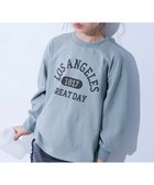 【デビロック/devirock / KIDS】の綿100% デビラボ BIGシルエット プリント袖リブ 長袖Tシャツ 子供服 キッズ 26SS 大人の最旬トレンドファッション＆コーディネート founy(ファウニー) ファッション Fashion キッズファッション Fashion for Kids キャップ Cap, Baseball Cap スニーカー Sneakers, Trainers トレンド Trend, Trending Now 長袖 Long Sleeve, Full Sleeve プリント Print, Printed Pattern おすすめ Recommended / Our Picks 2026年 2026 2026春夏・S/S Spring/Summer 2026 SS26 thumbnail 004-ロゴ2-ミストブルー|ID: prp329100004983007 ipo3291000000037329625