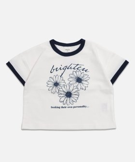 【チルツー/chil2 / KIDS】のプリントリンガー半袖Tシャツ 大人の最旬トレンドファッション＆コーディネート founy(ファウニー) ファッション Fashion キッズファッション Fashion for Kids 半袖 Short Sleeve, Half Sleeve |ID:prp329100004983008